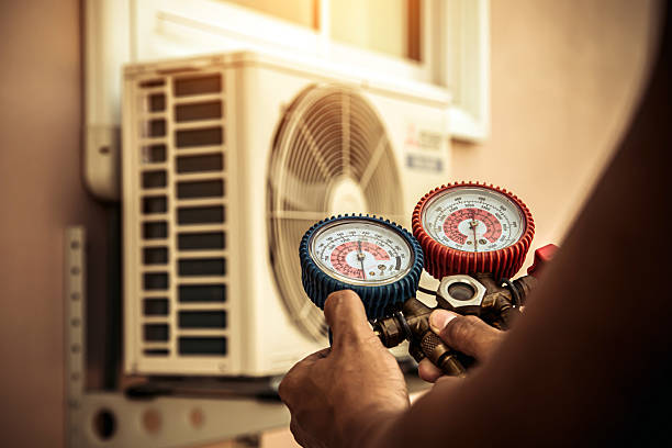 Professional Hvac Installation technician working in Young America, MN